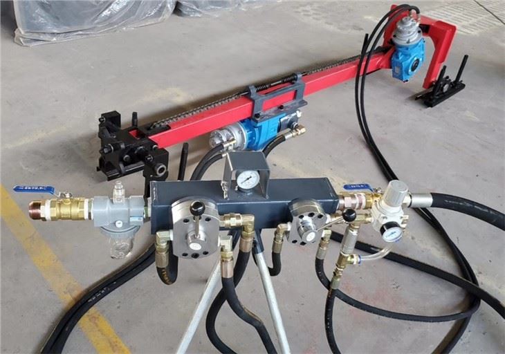 DTH machine for drilling
