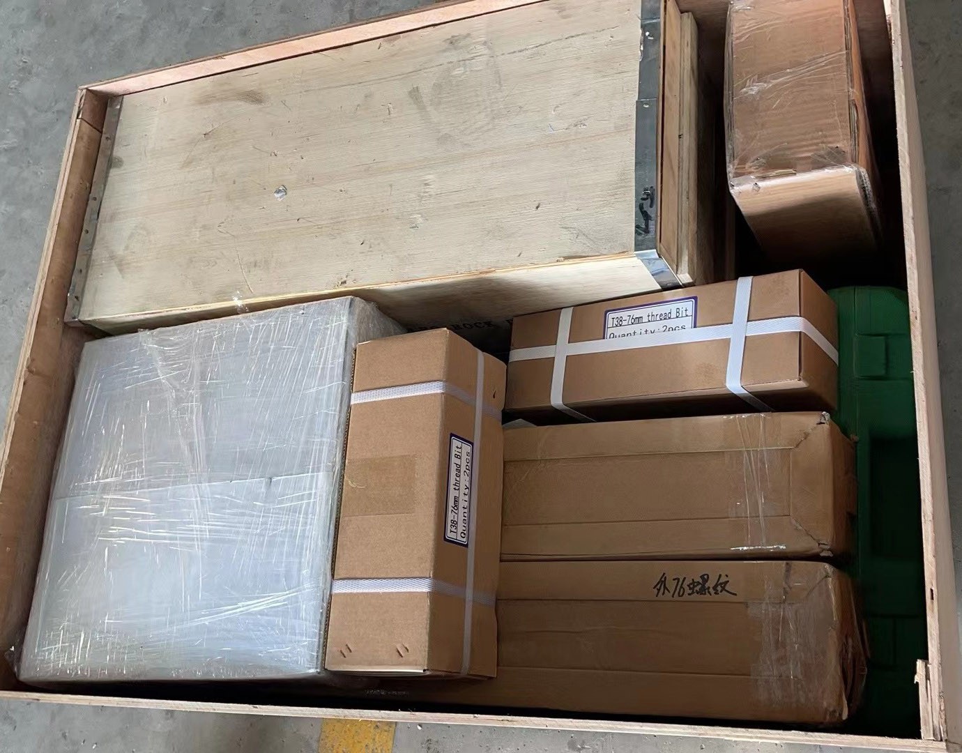 Thread Button Bits Packing Thread Button Bits Packing